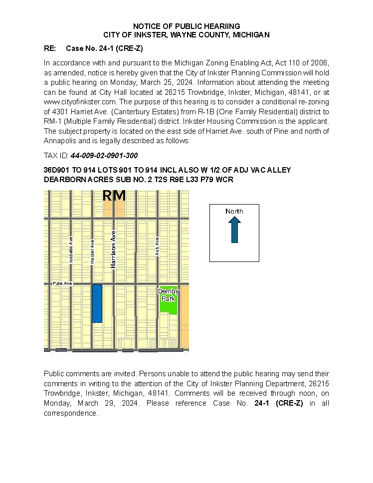 PC Public Notice for 4301 Harriet Re-Zoning From R-1B to RM-1_Page_1